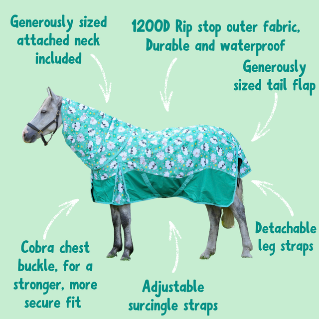 Counting Sheep Turnout Rug – Ponyo Horsewear