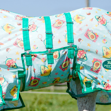 Happy Avo Fly Rug Mesh Belly Straps