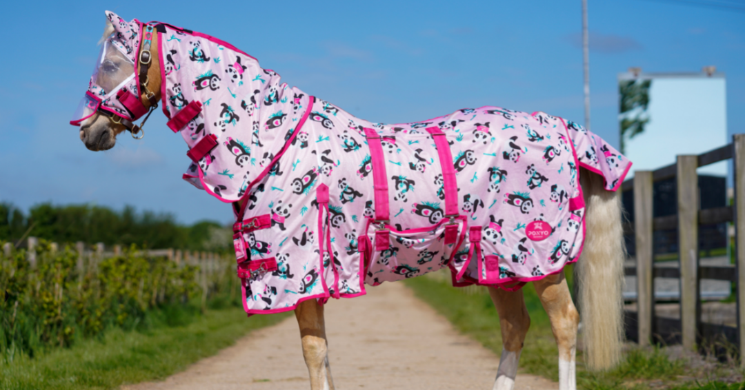 Panda Pals Fly Rug Ponyo Horsewear