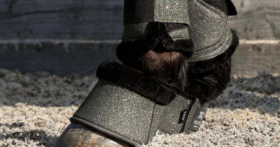 Glitter over reach clearance boots