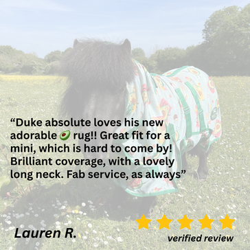 Happy Avo Fly Rug - 3'0, Waterproof