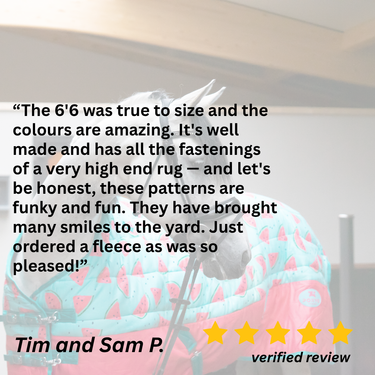 Juicy Watermelon Stable Rug - 3'0